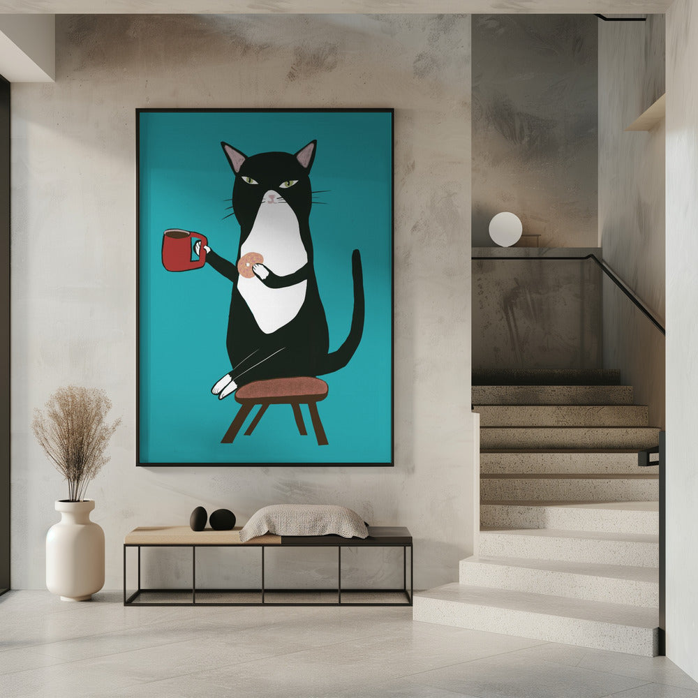 Kaffeekatze | Poster