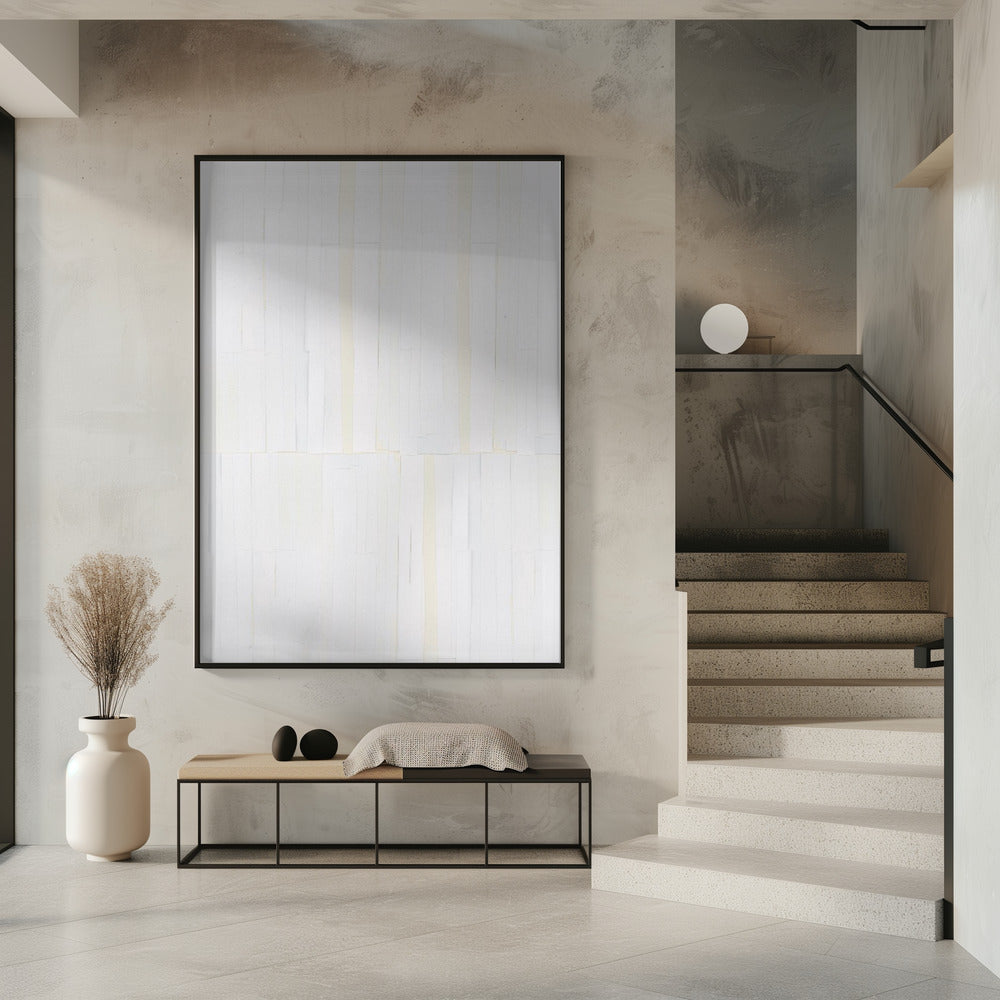 Taktiles Weiß auf Weiß 1 | Poster
