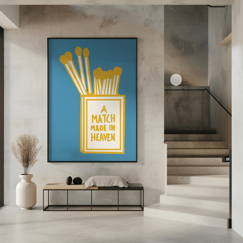 Himmlische Streichholzschachtel | Poster