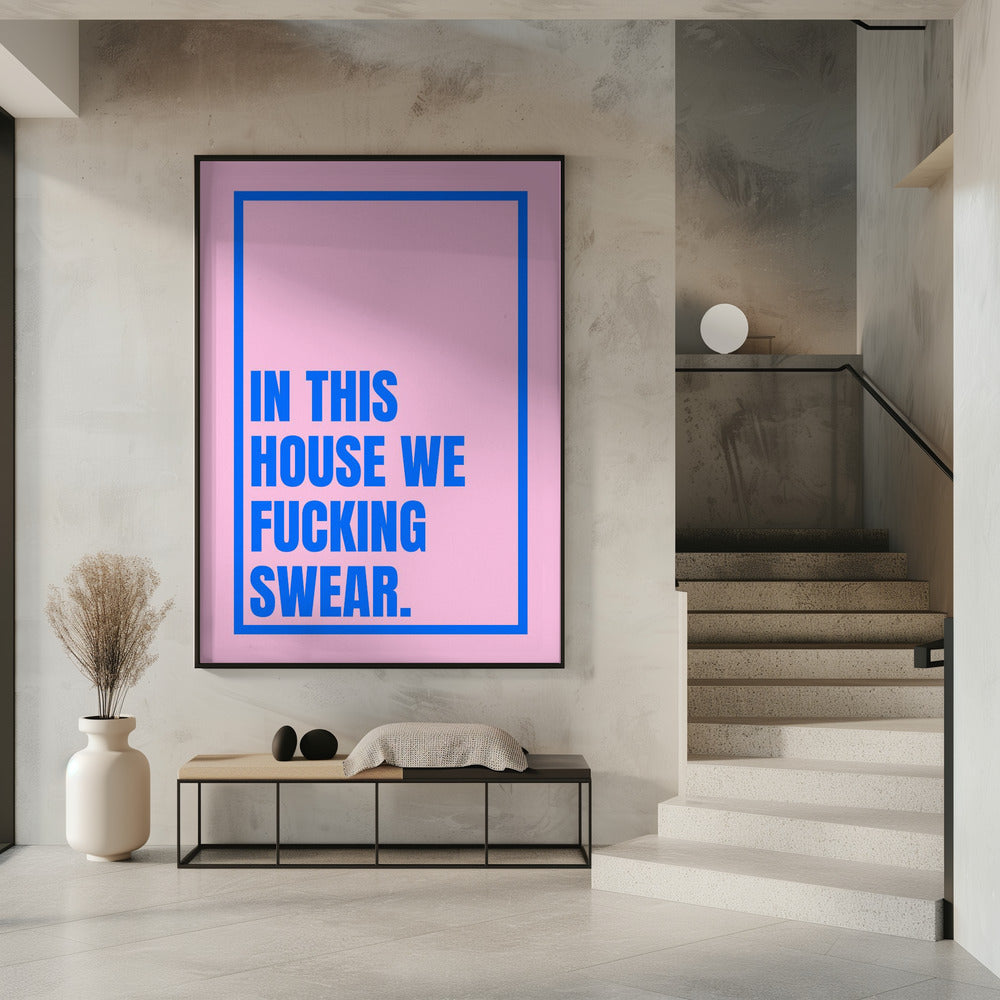 Mutiges Haus-Statement | Poster