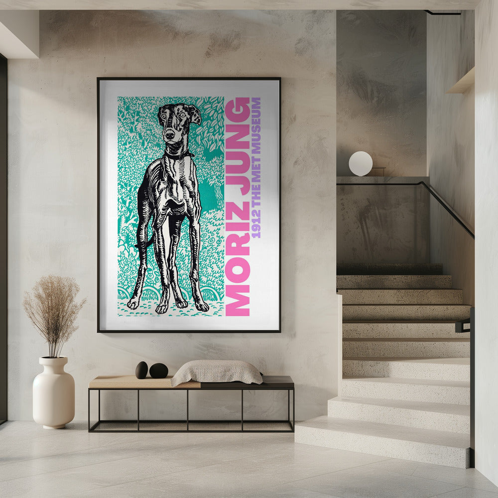 Regal Canine Gaze | Poster