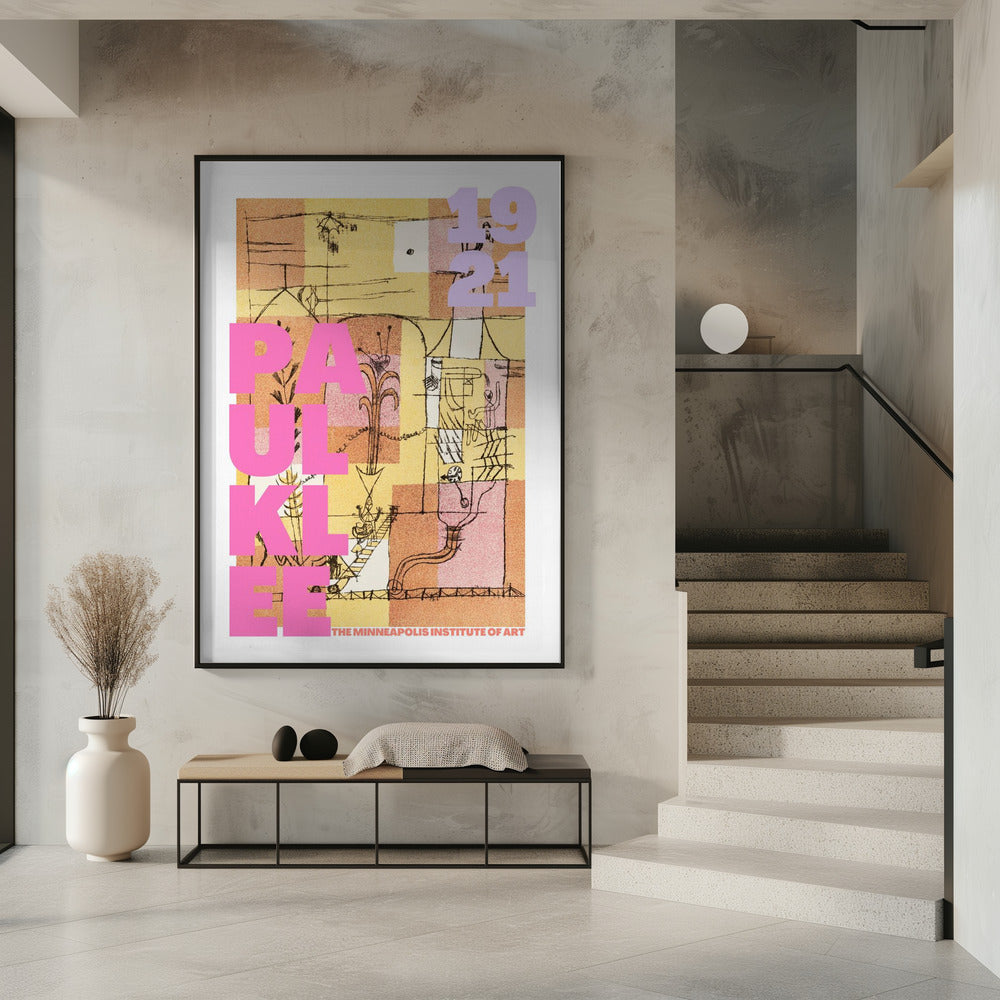 Strichzeichnungen und geometrische Formen | Poster