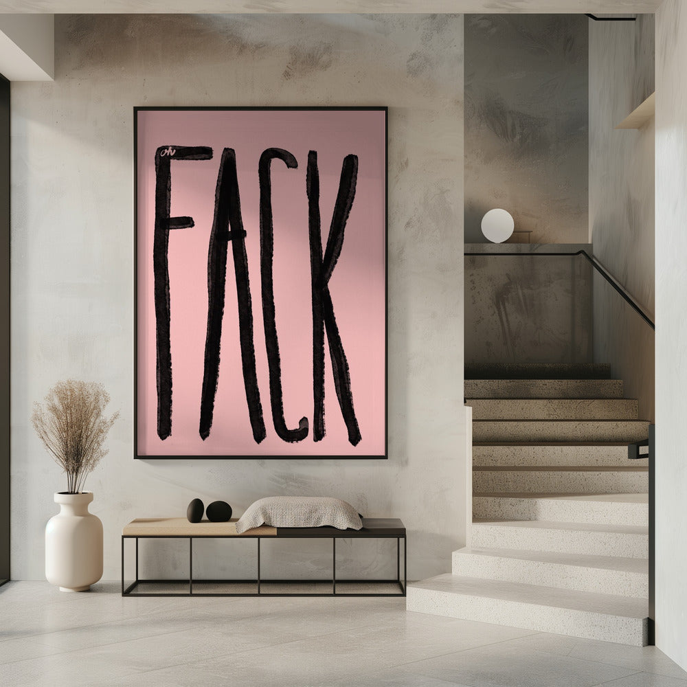 Mutiger schwarzer Ausdruck | Poster