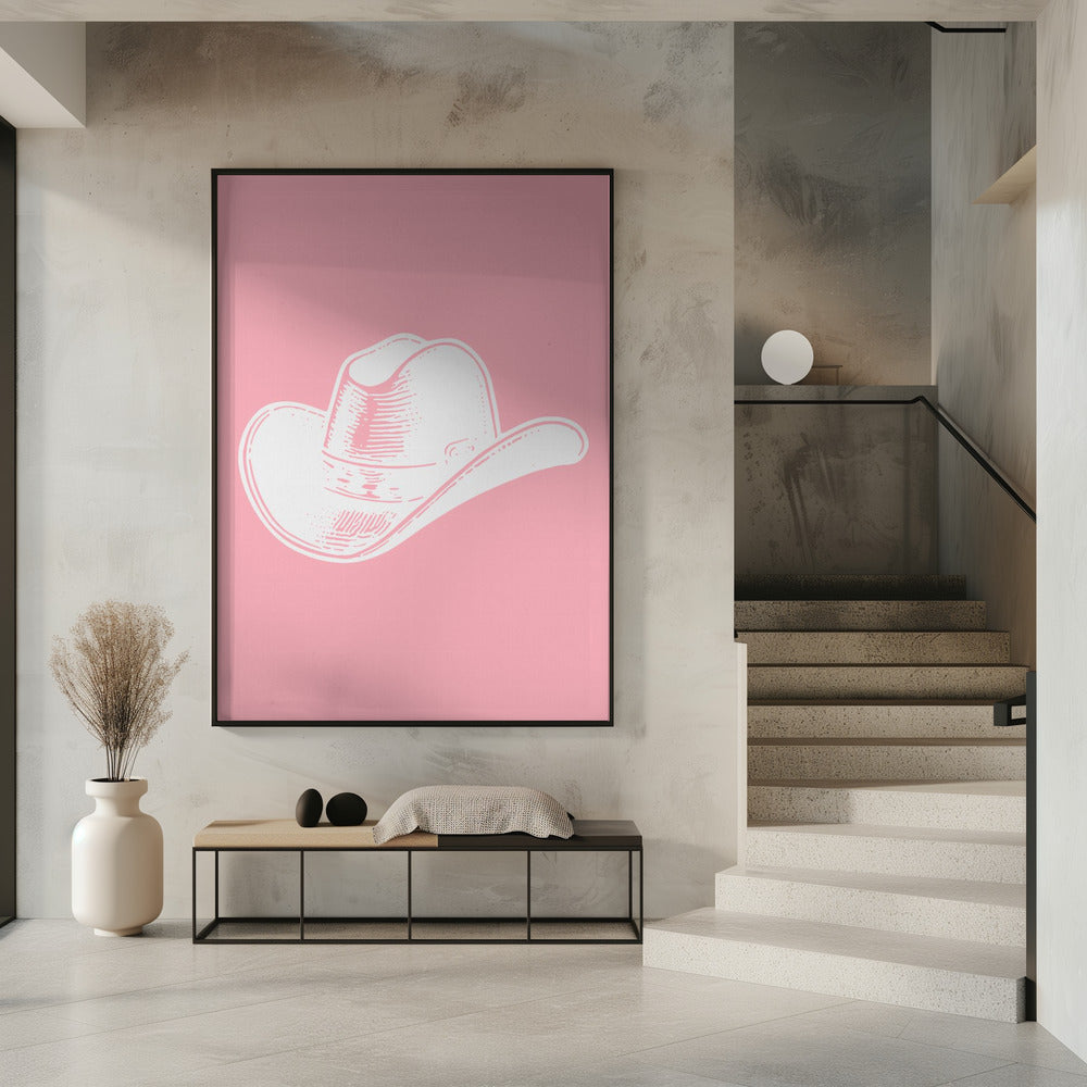 Pink Cowboy Hat | Poster