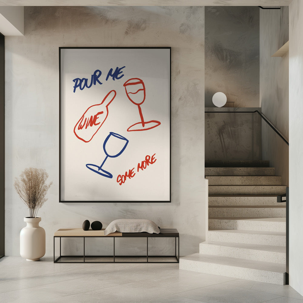 Schlucke und Kritzeleien | Poster