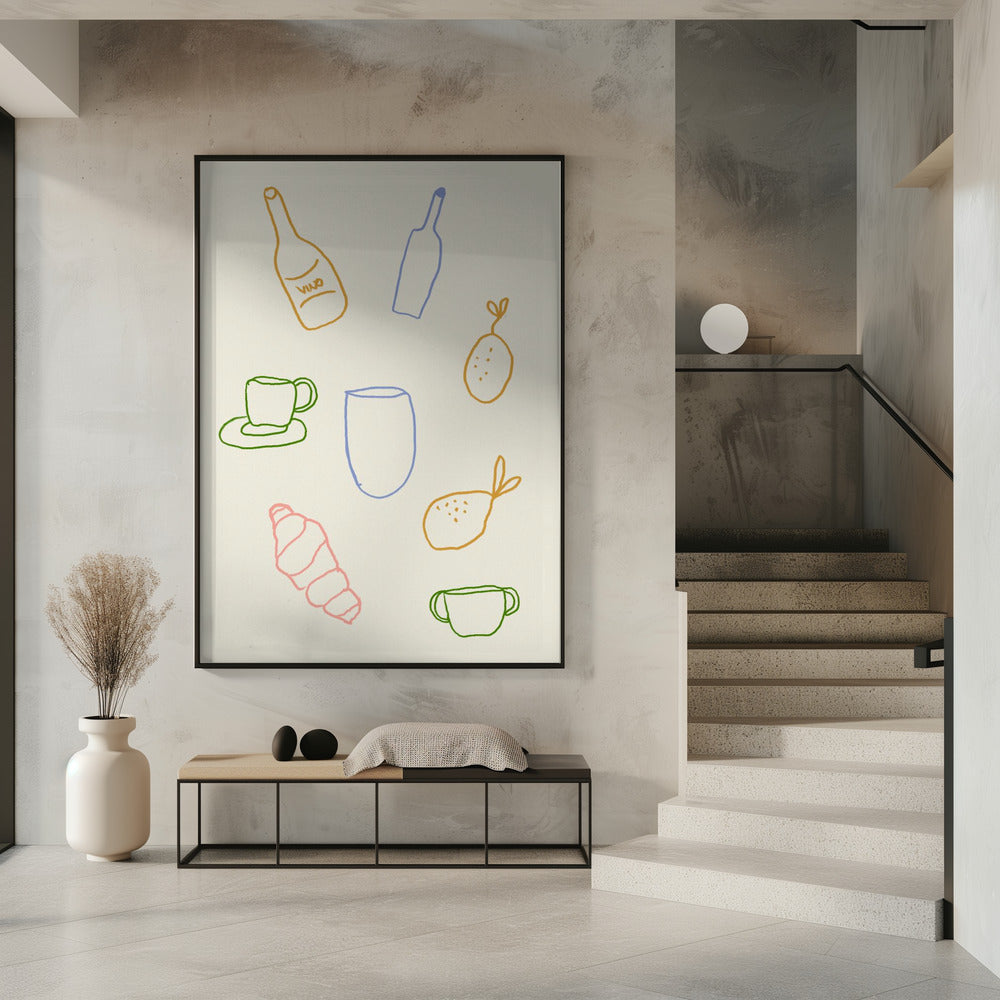 Minimalistischer Brunch | Poster