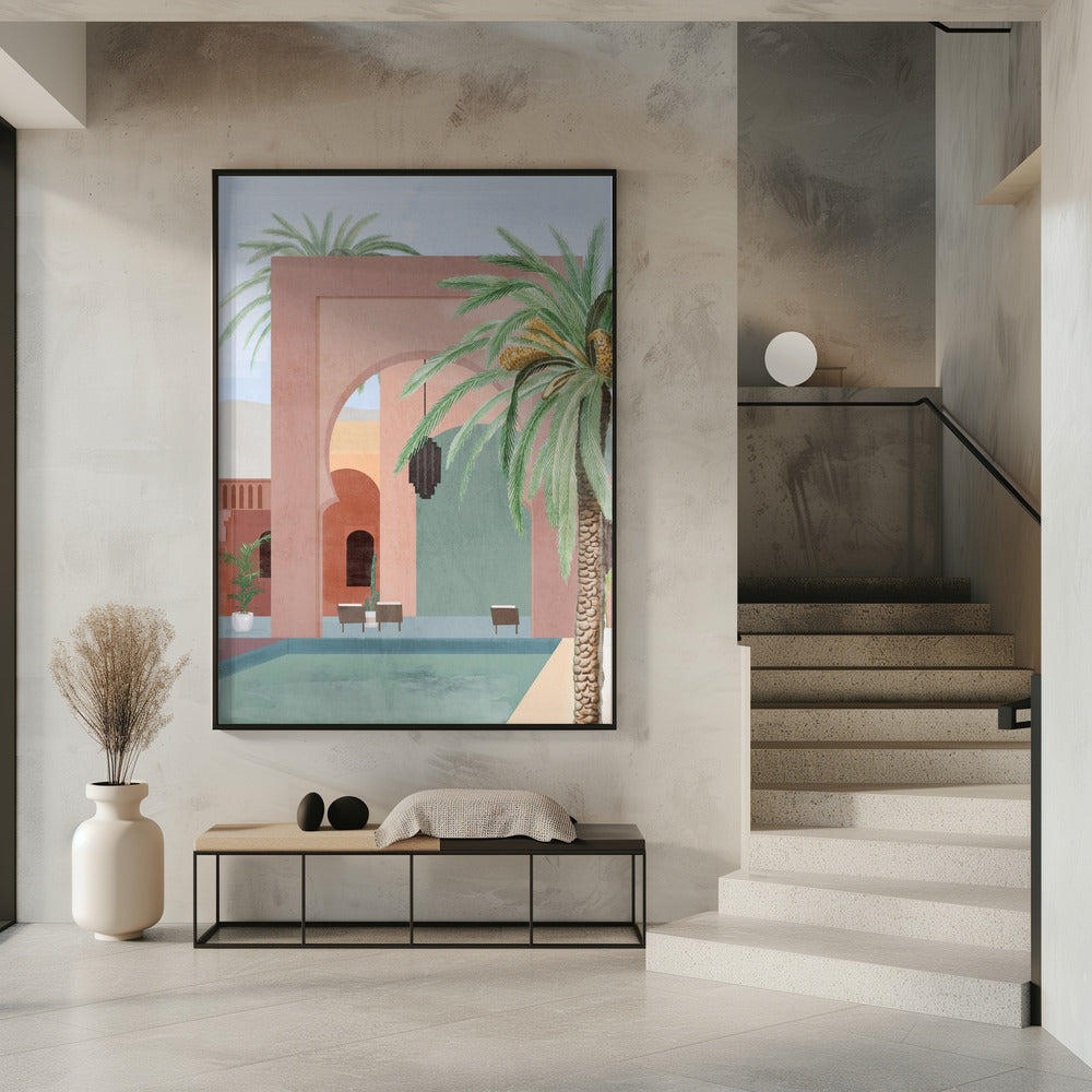 Marokkanischer Pool | Poster
