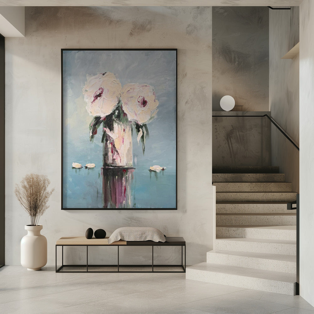 Weiße Rosen | Poster