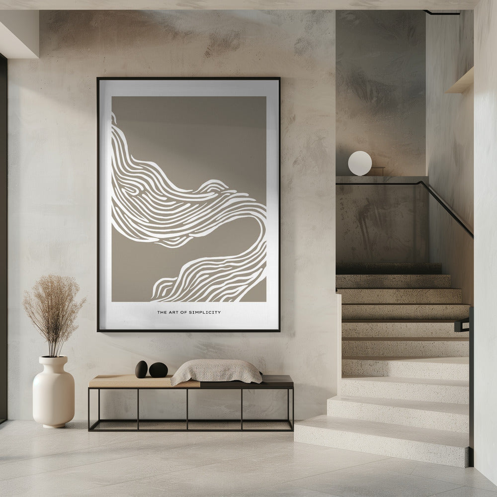 Fließende Linien | Poster