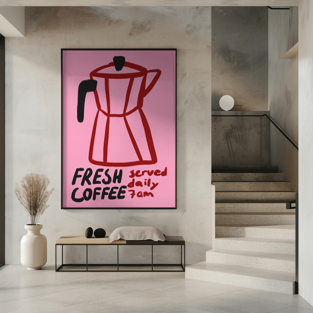 Morgens gebraut | Poster