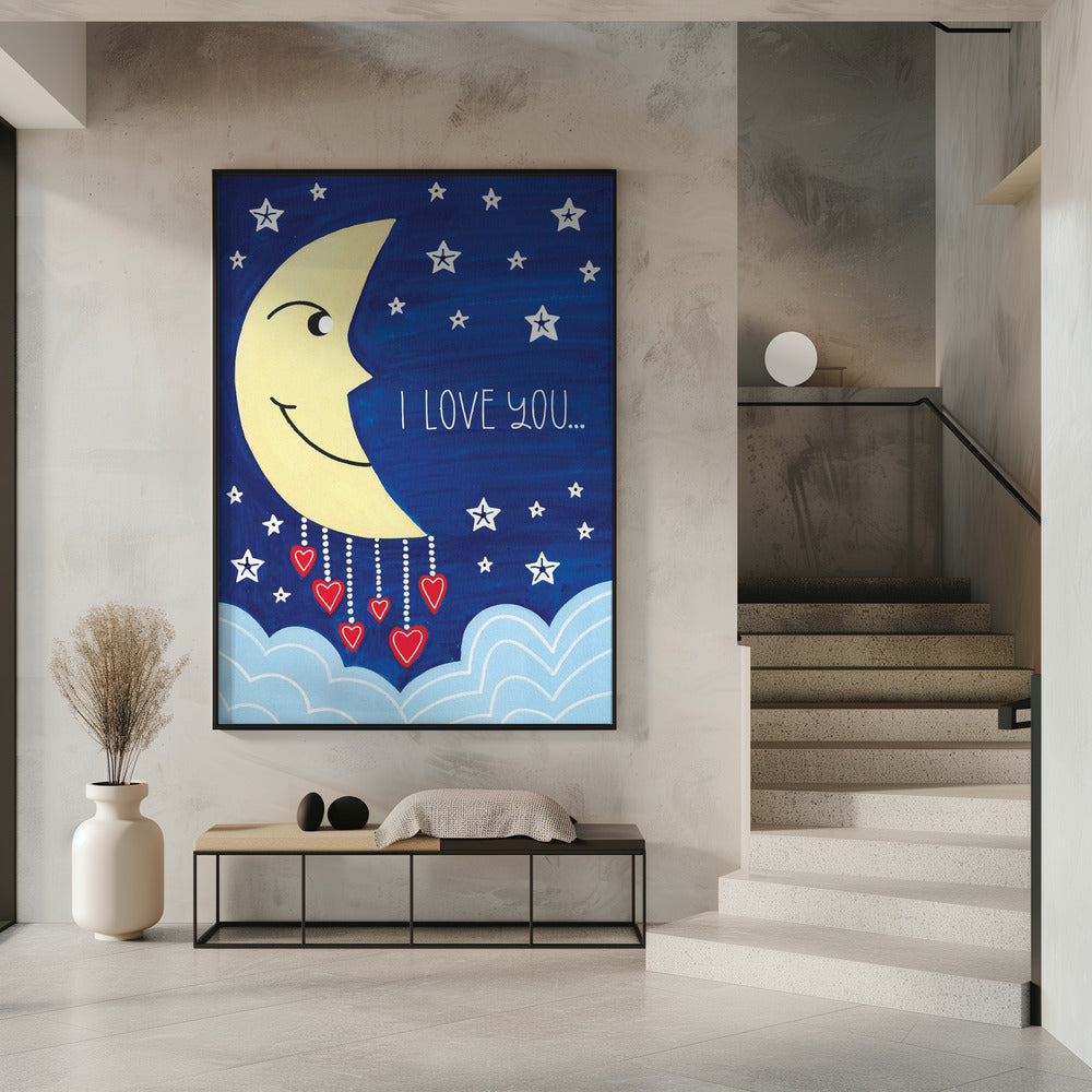 Mondschein-Zuneigung | Poster