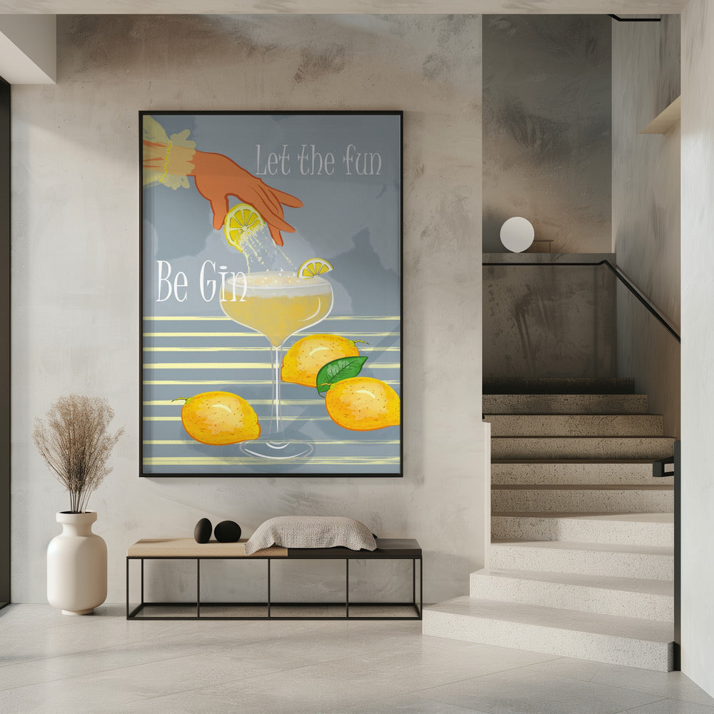 Lass den Spaß Gin sein | Poster