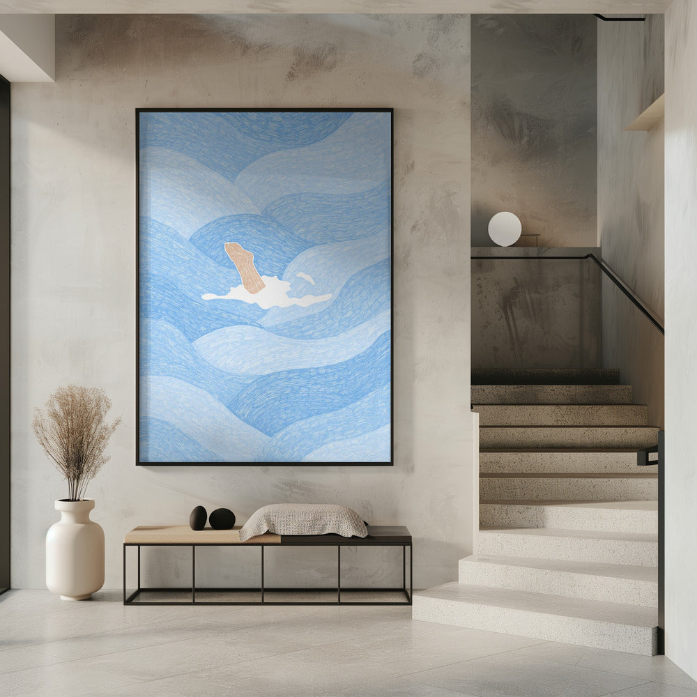 Wellengebundene Flucht | Poster