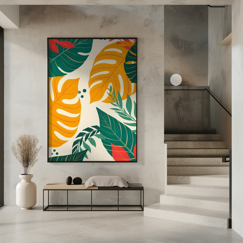 Goldene Tropenstimmung | Poster
