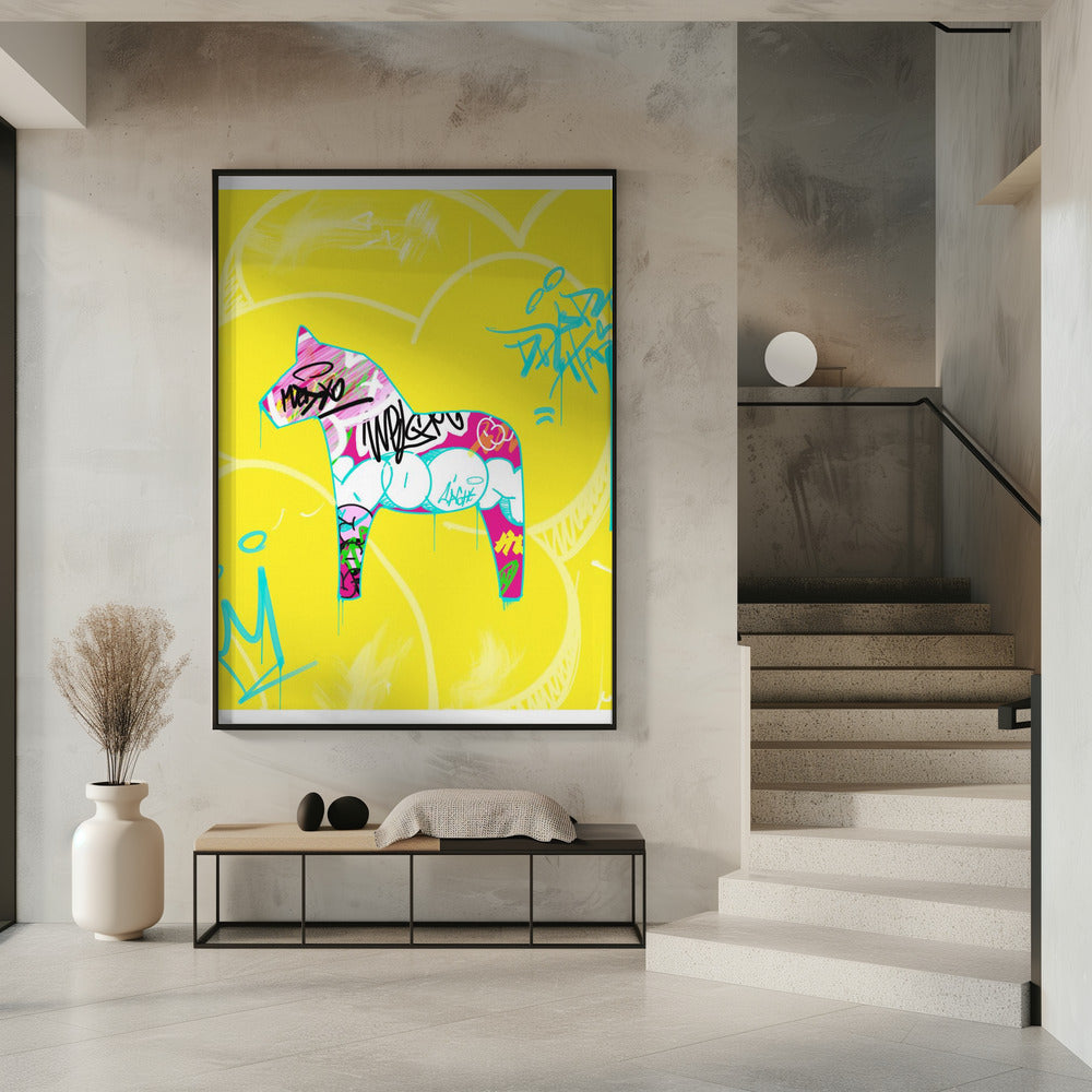 Pferd im Graffiti-Stil | Poster