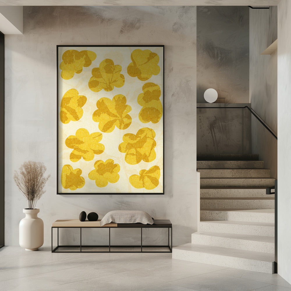 Goldene Blüten | Poster