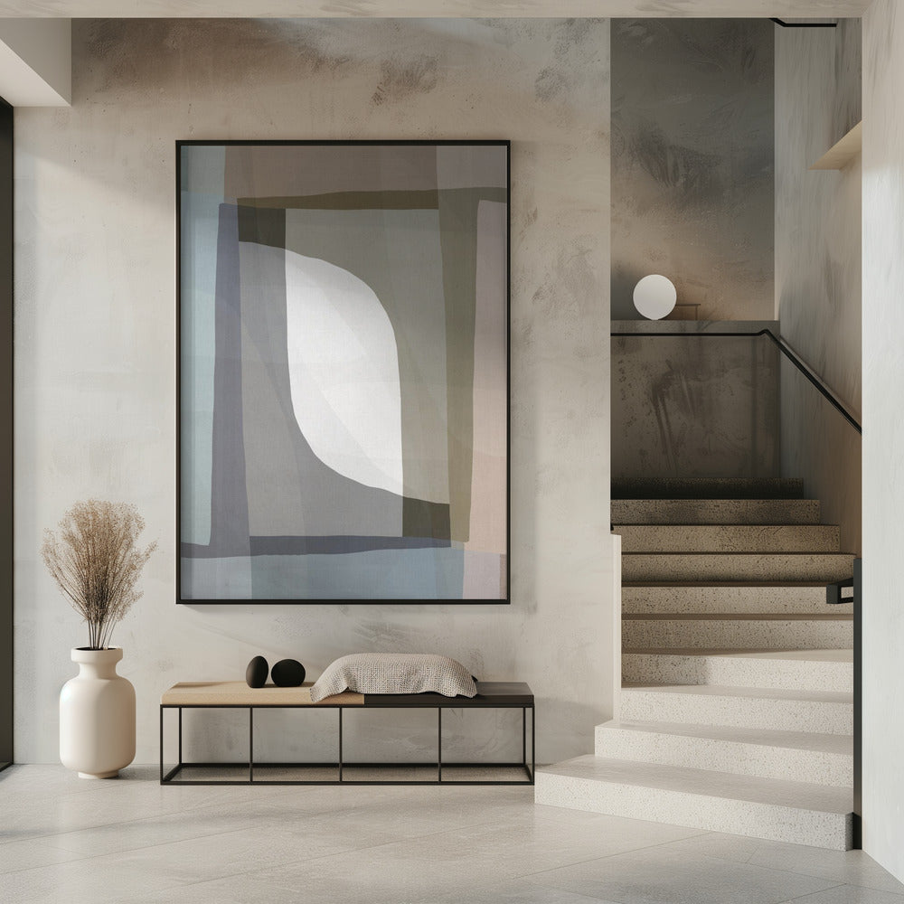 Gedämpfter geometrischer Fluss | Poster