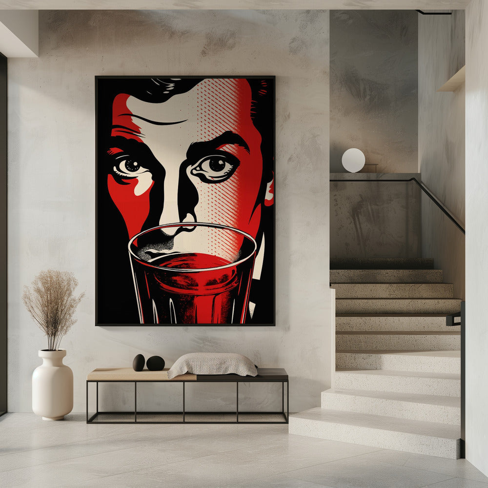 Ein Mann mit intensiven Augen | Poster