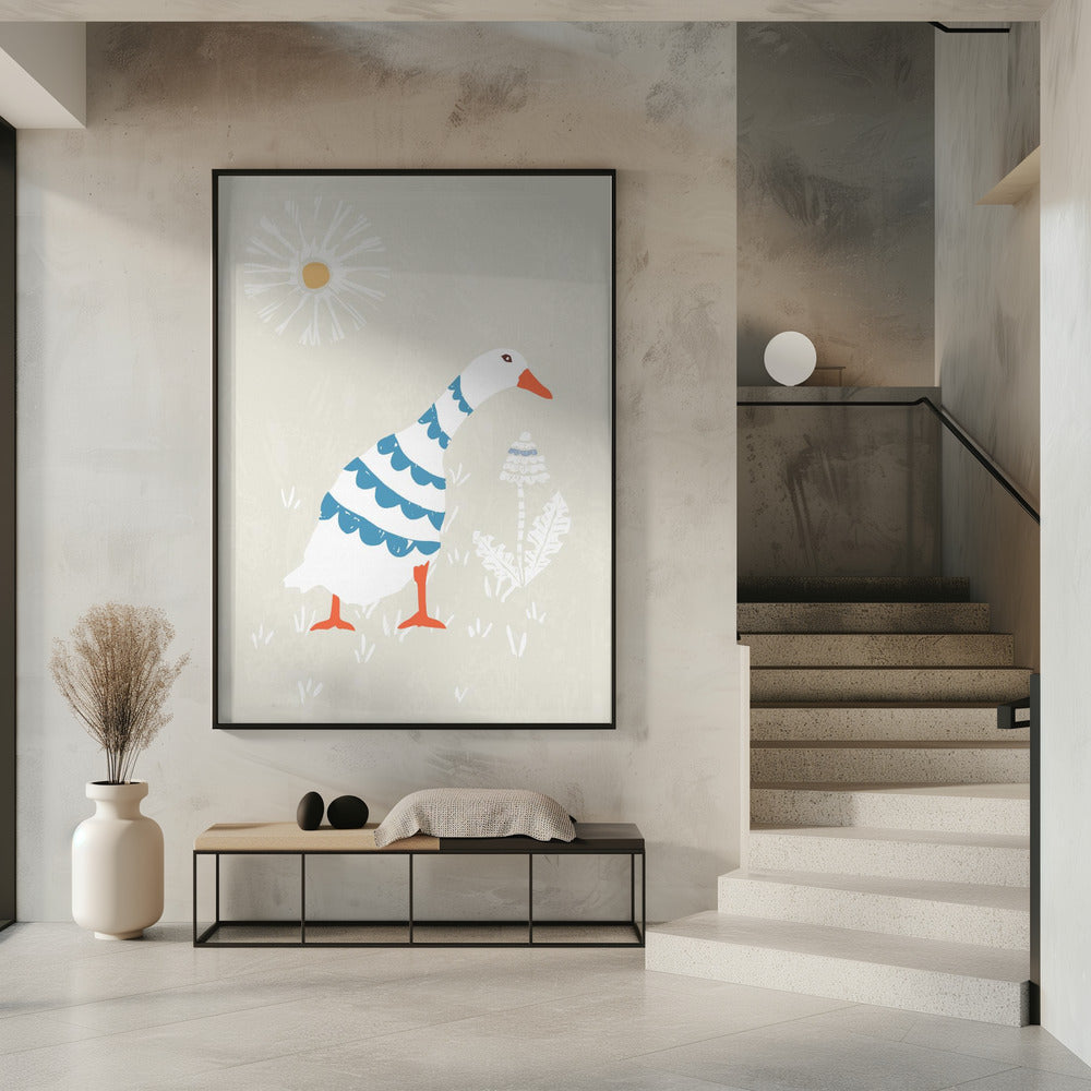 Gänseküken im Sonnenschein | Poster