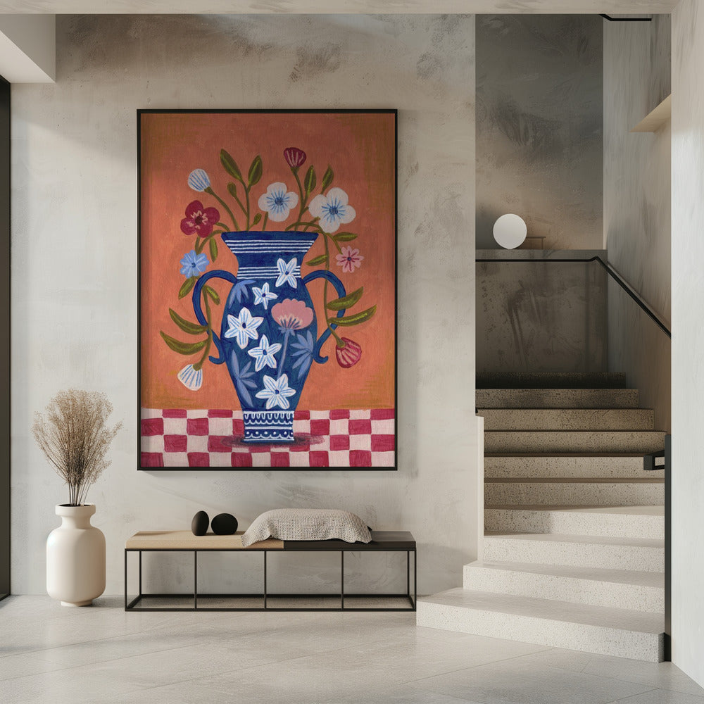 Vase Wildblumenstrauß | Poster