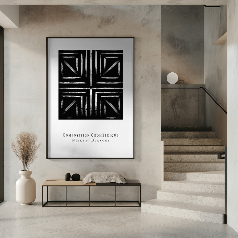 Monochrome Geometrie | Poster