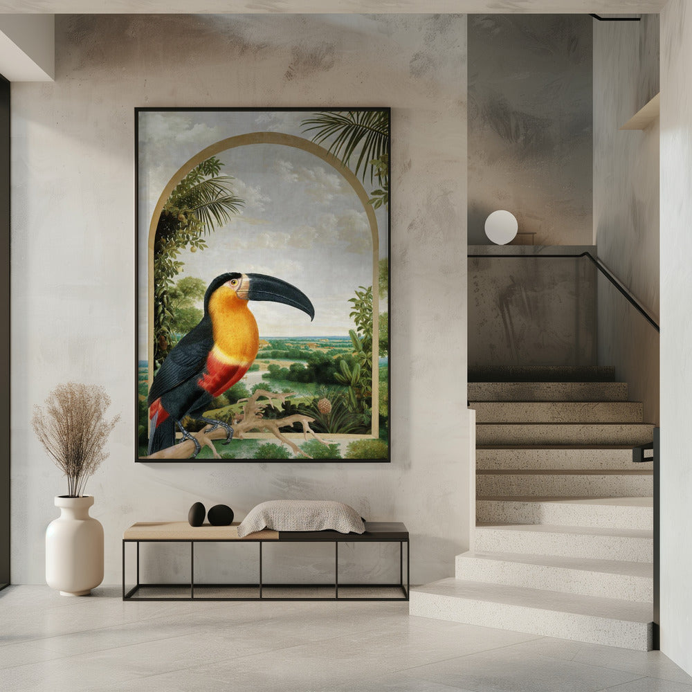 Tukan auf einem Ast | Poster