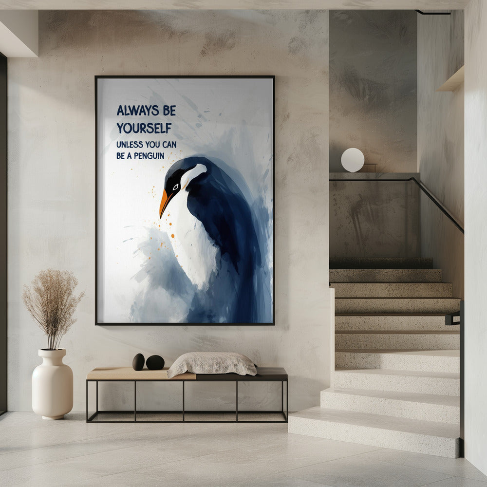 Sei ein Pinguin | Poster