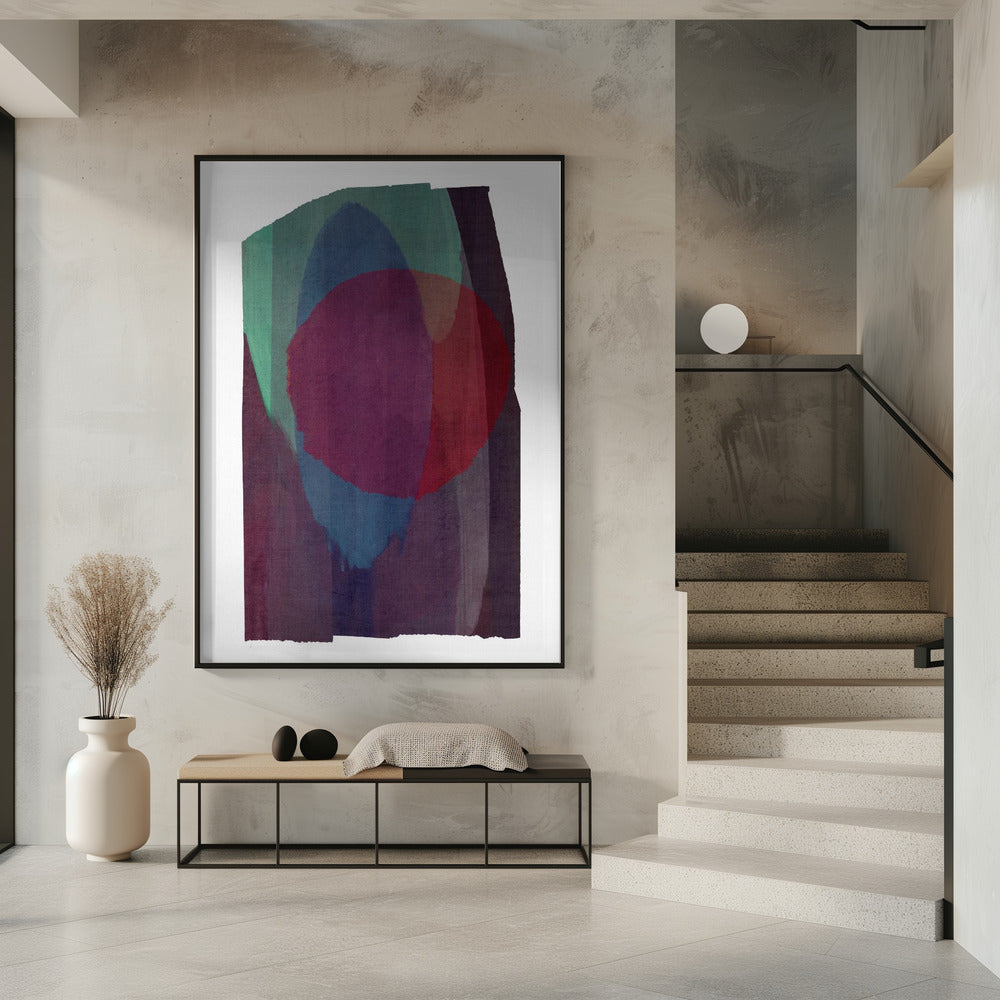 Geometrische Formen in satten Tönen | Poster