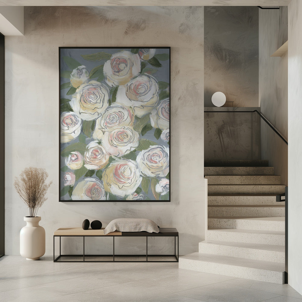 Elegantes Blumendesign | Poster