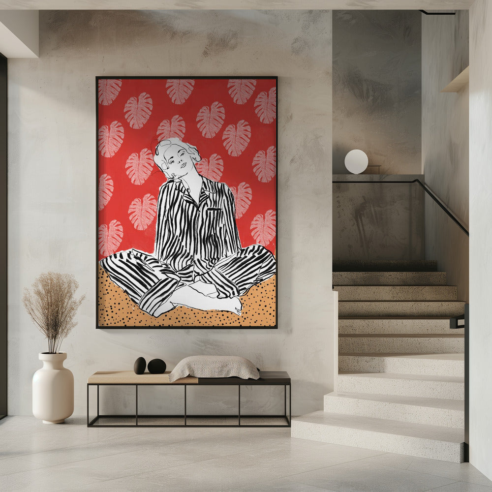 Serenity In Stripes | Poster