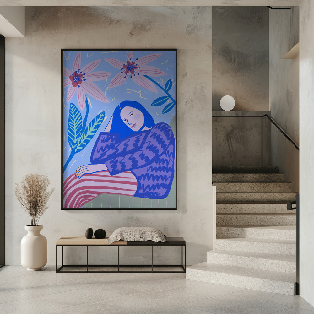 Sitzende Dame | Poster