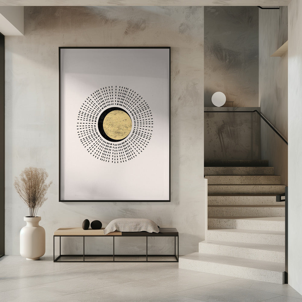 Minimalistische Sonne | Poster