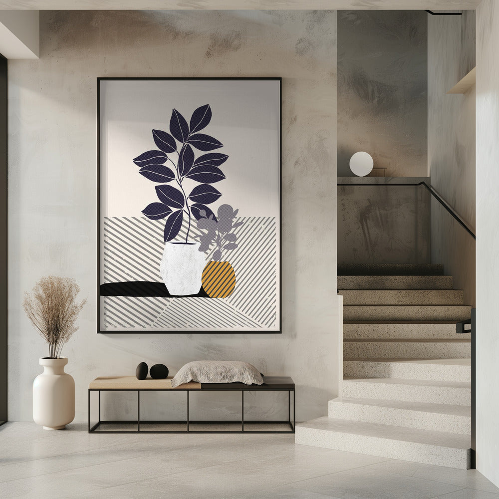 Vase B von Catsanddotz 5 bis 7 30 x 42 Zoll L | Poster