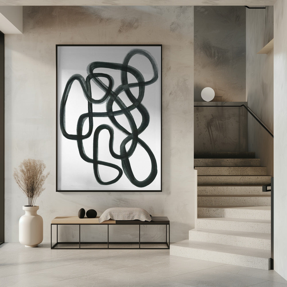 Abstrakt in Schwarz | Poster