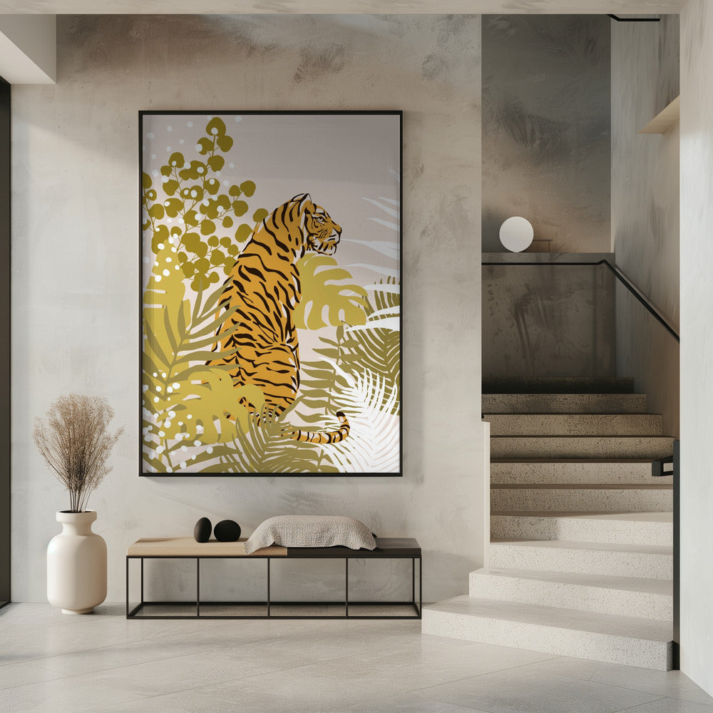 Tiger von Cats and Dotz, 76,2 x 106,7 cm, Poster