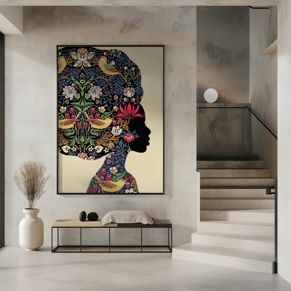 Afro-Frau | Poster
