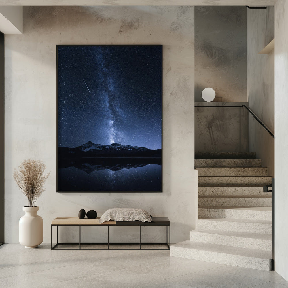 Galaxienreflexion | Poster