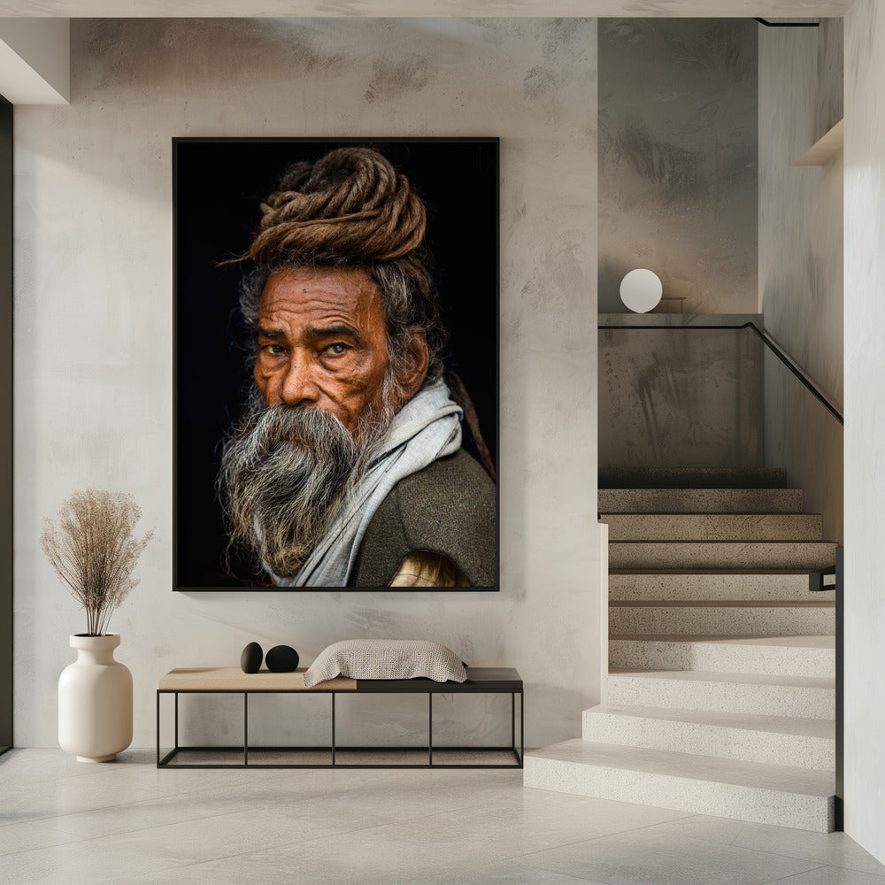 Porträt eines Sadhu... | Poster