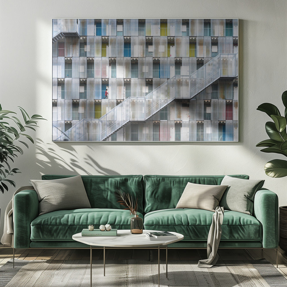 Bunte Wohnung | Leinwand
