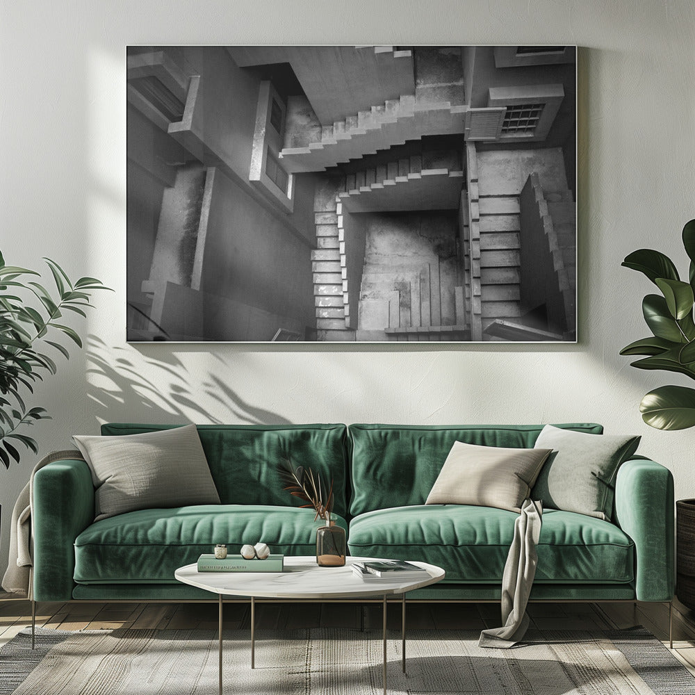 Escher lebt hier | Leinwand