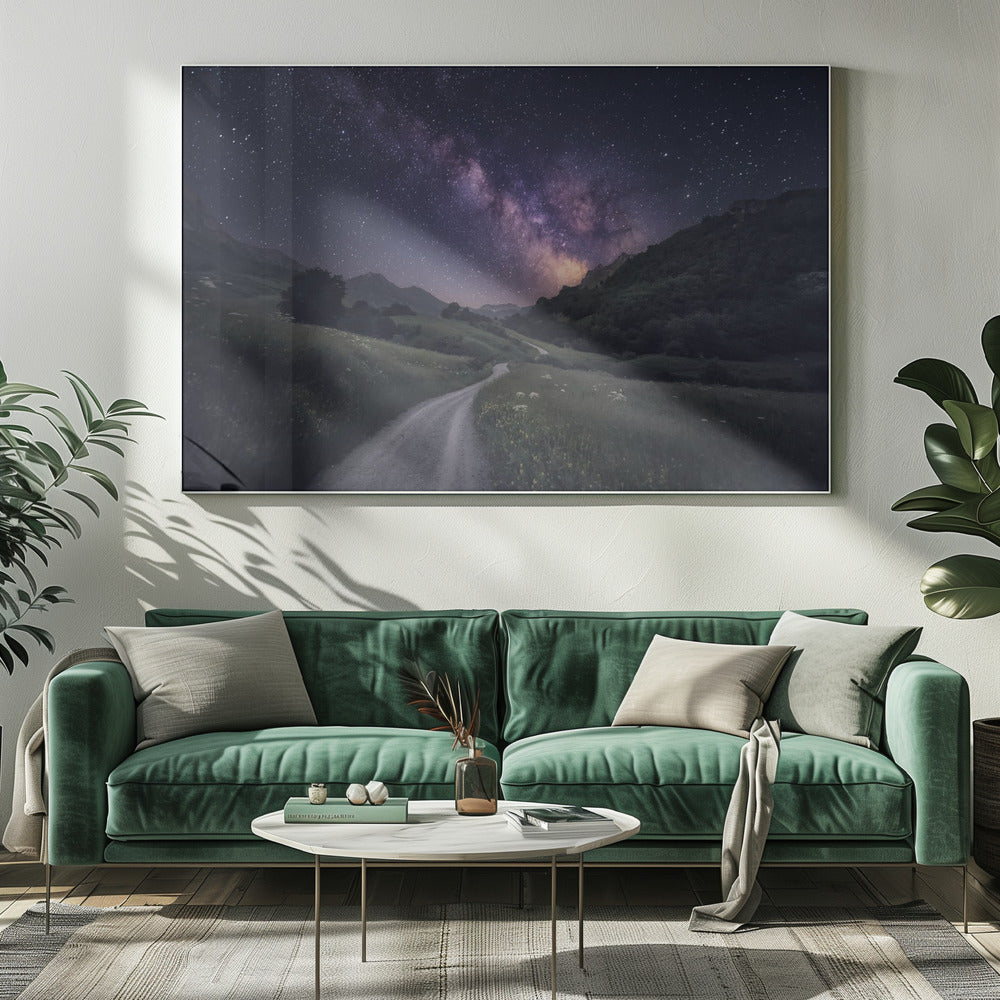 Weg zu den Sternen | Leinwand