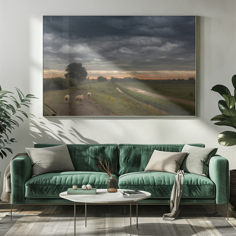 Wehende Wolken | Leinwand