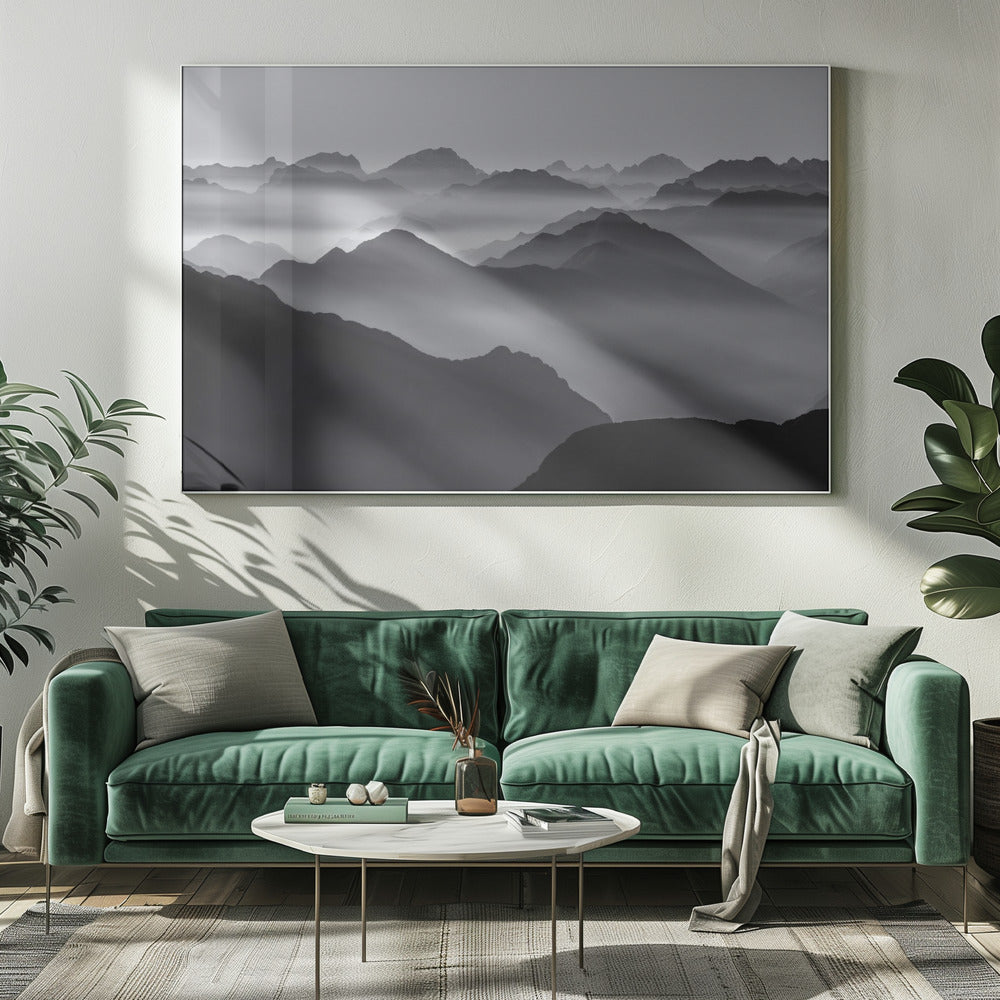 Bergschichten | Leinwand