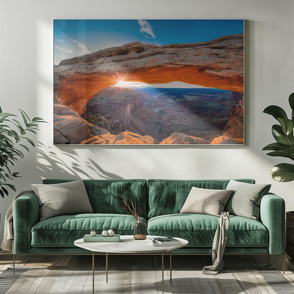 Sonnenaufgang am Mesa Arch | Leinwand