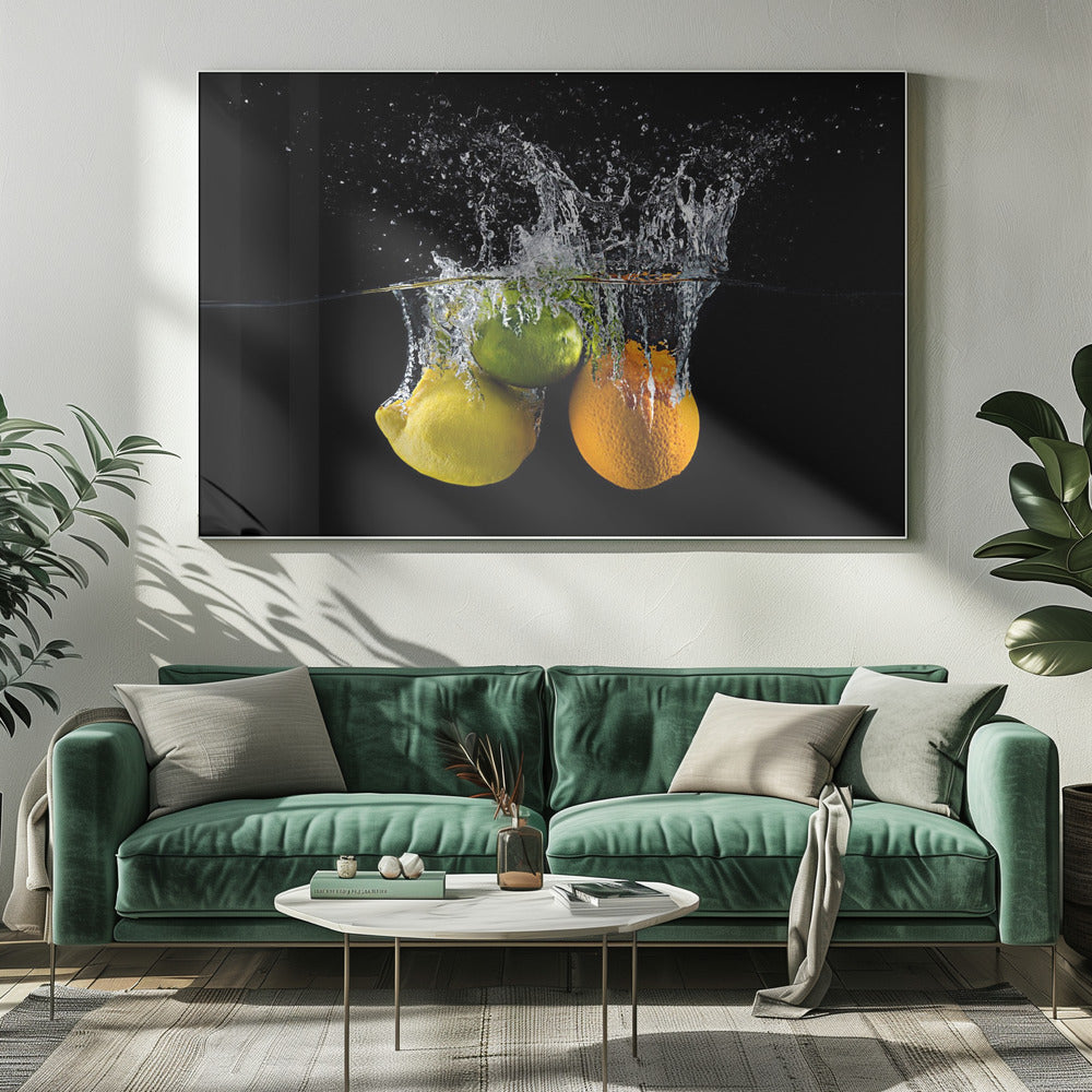 Zitrusspritzer | Leinwand