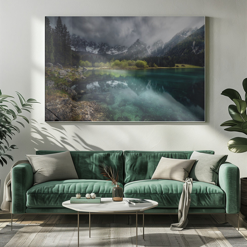 Azul turquesa. | Canvas