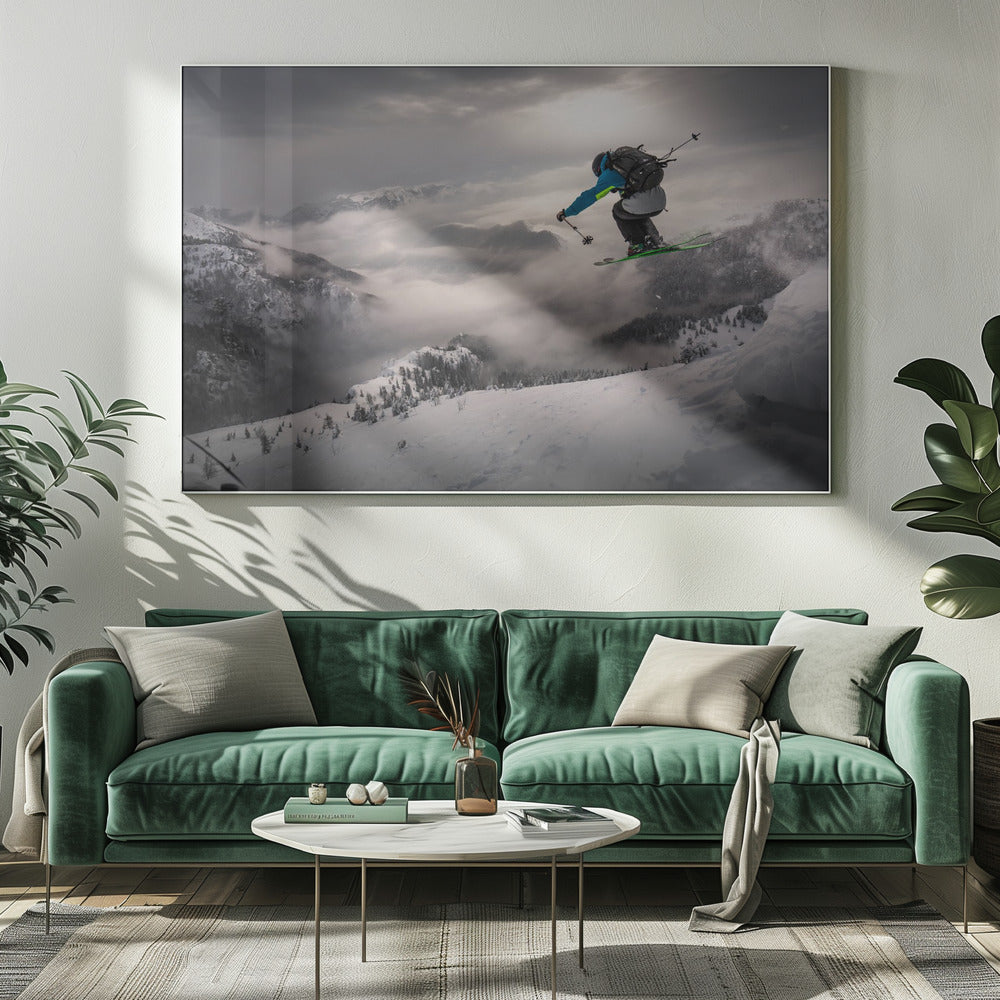 Backcountry-Skifahren | Leinwand