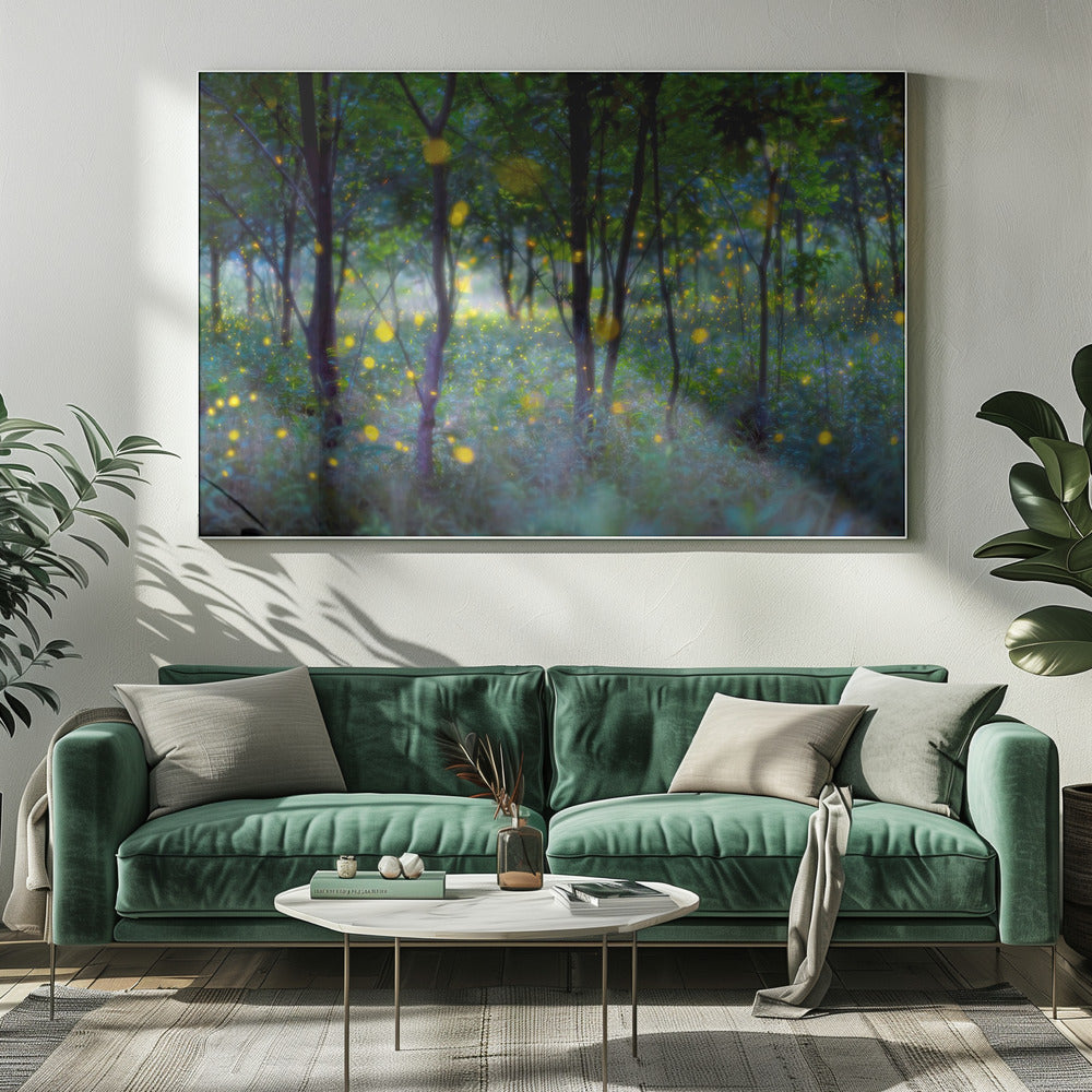 Magic fireflies | Canvas