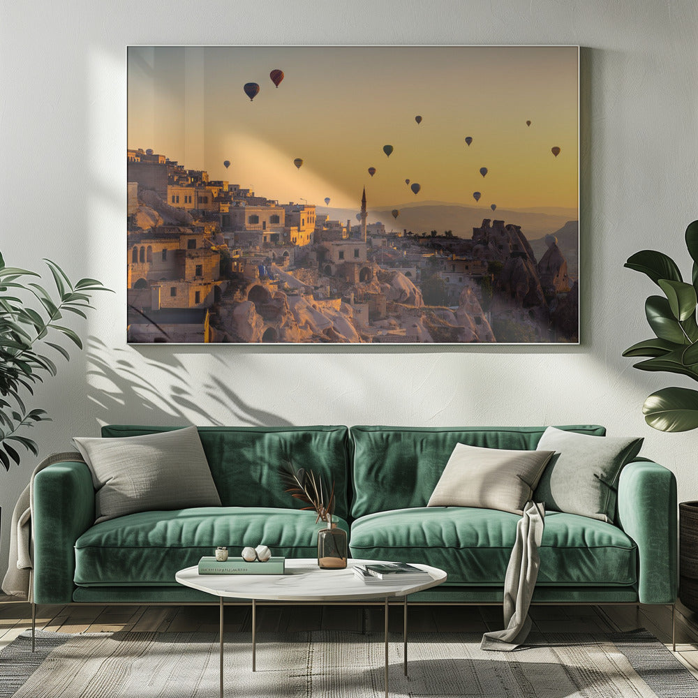 Sonnenaufgang über Kappadokien | Leinwand