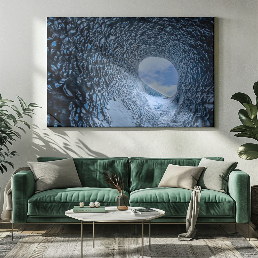 Die Eishöhle | Leinwand